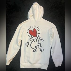Mens designer ‘Love’ hoodie size XS (Fits as S)